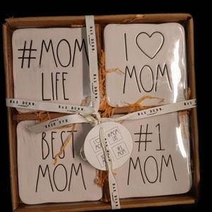 Rae Dunn MOM ceramic coaters